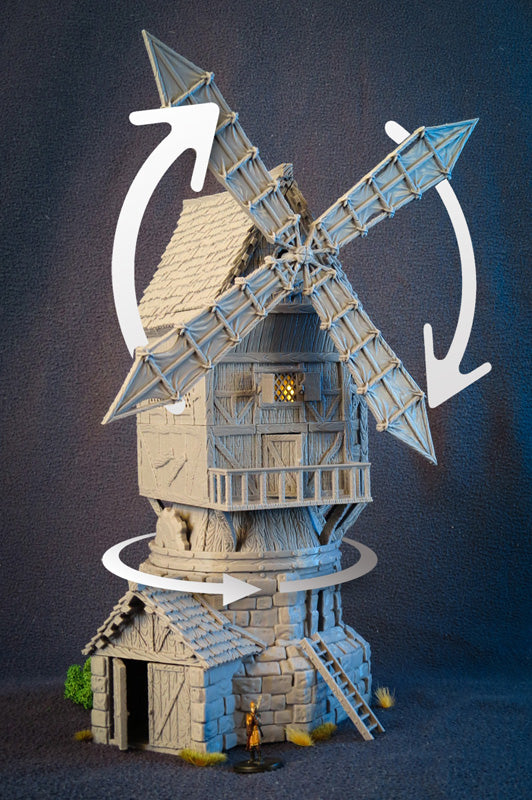 Windmill - City of Tarok 3D Druckmodell
