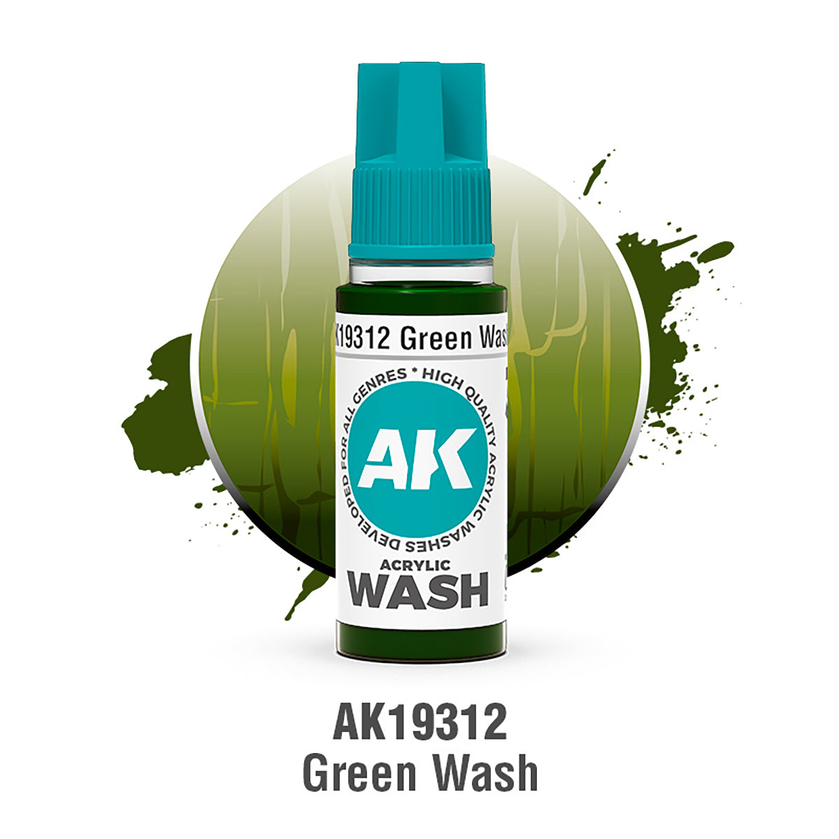 GREEN - ACRYLIC WASH