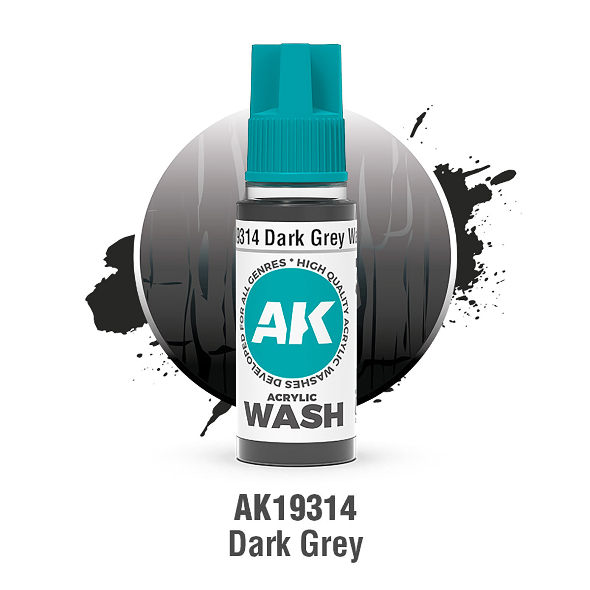 DARK GREY - ACRYLIC WASH