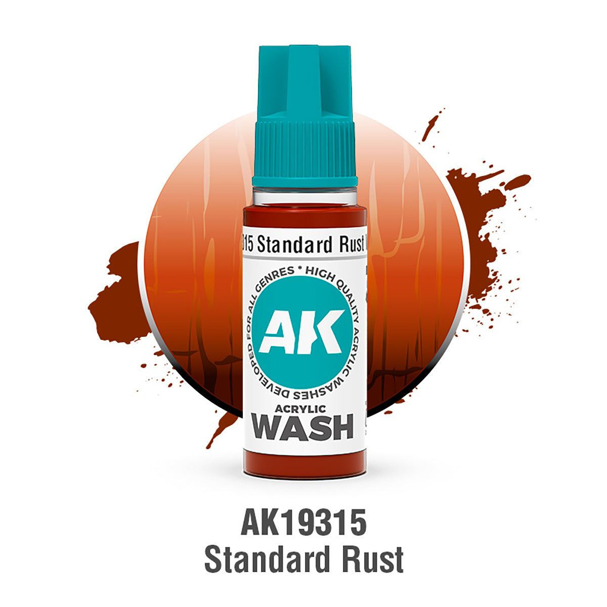 STANDARD RUST - ACRYLIC WASH