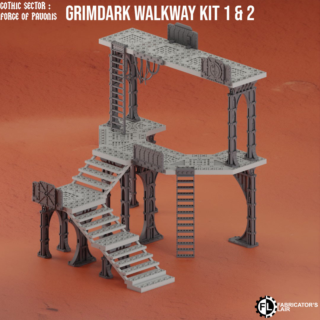 Modular Industrial Walkway – Grimdark Industrial KIT