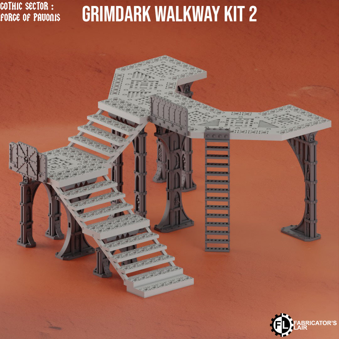 Modular Industrial Walkway – Grimdark Industrial KIT
