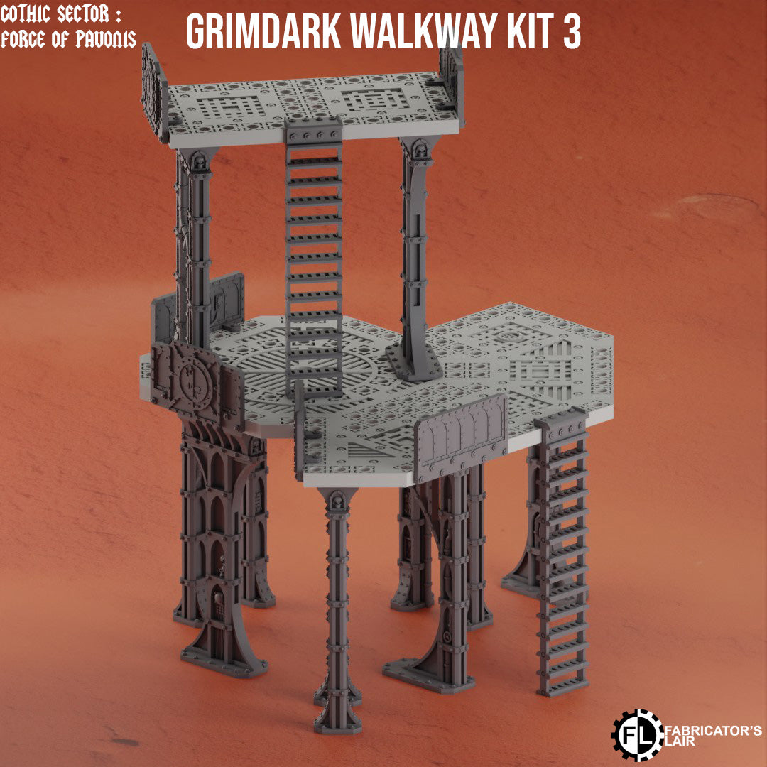 Modular Industrial Walkway – Grimdark Industrial KIT
