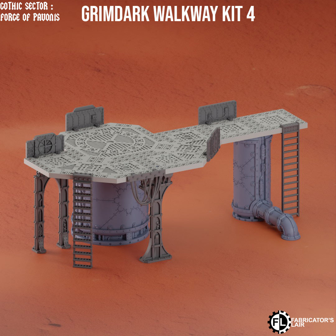 Modular Industrial Walkway – Grimdark Industrial KIT