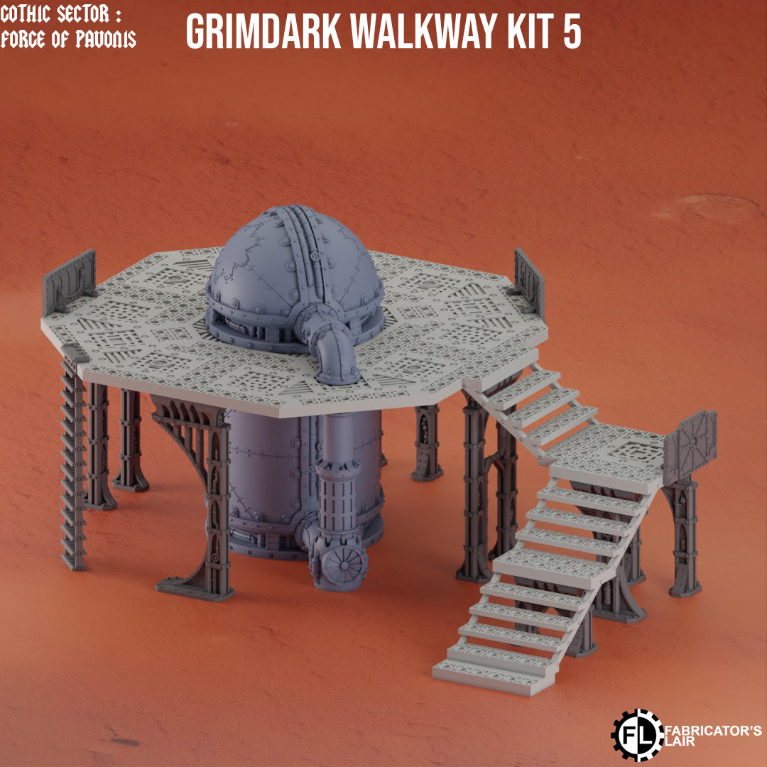 Modular Industrial Walkway – Grimdark Industrial KIT