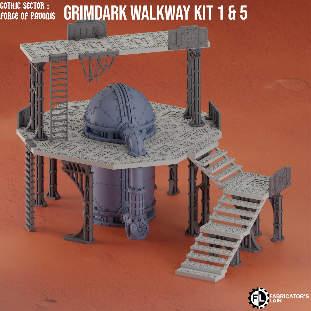 Modular Industrial Walkway – Grimdark Industrial KIT