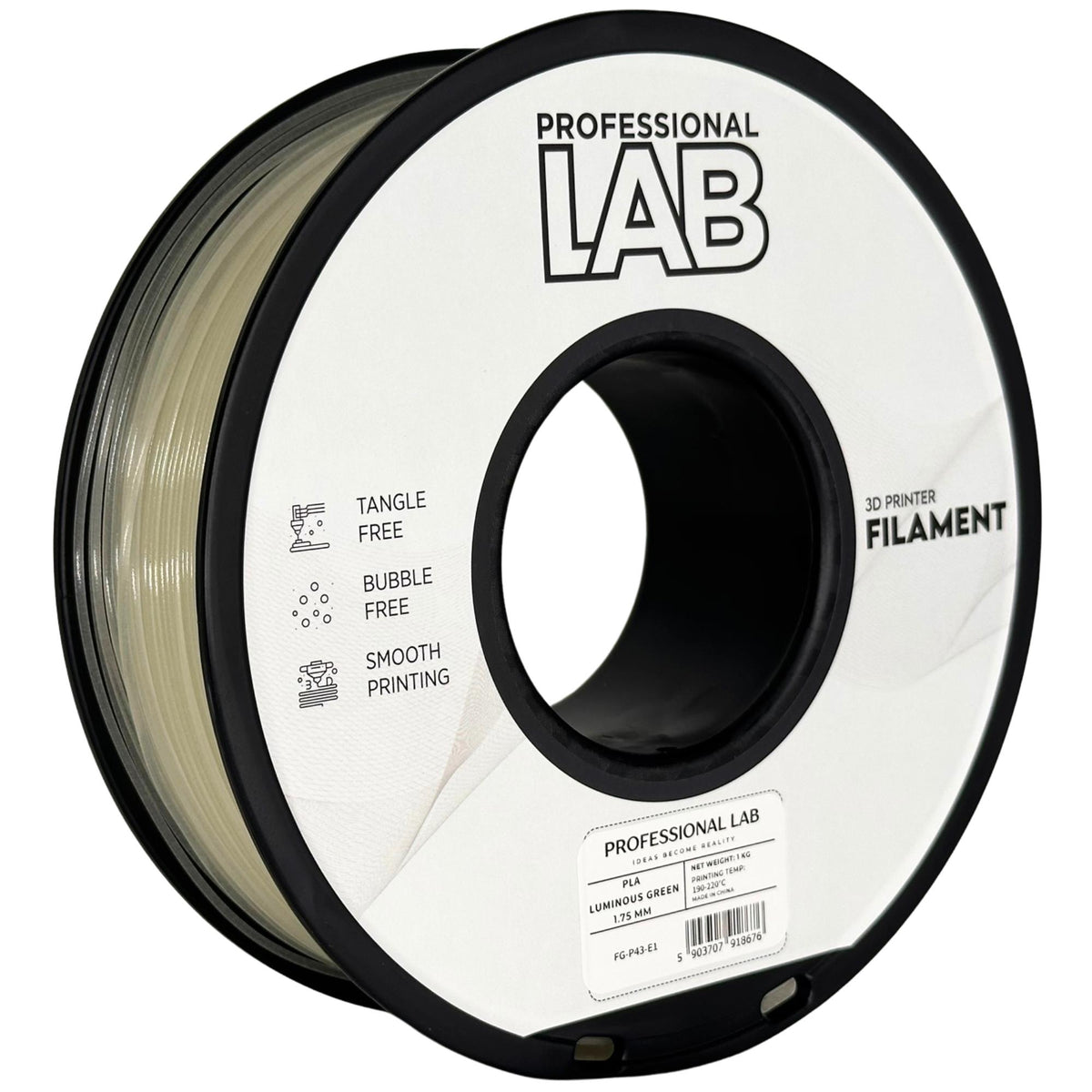 PLA luminous   Prof. Lab