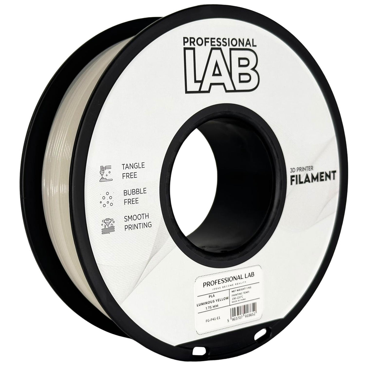 PLA luminous   Prof. Lab