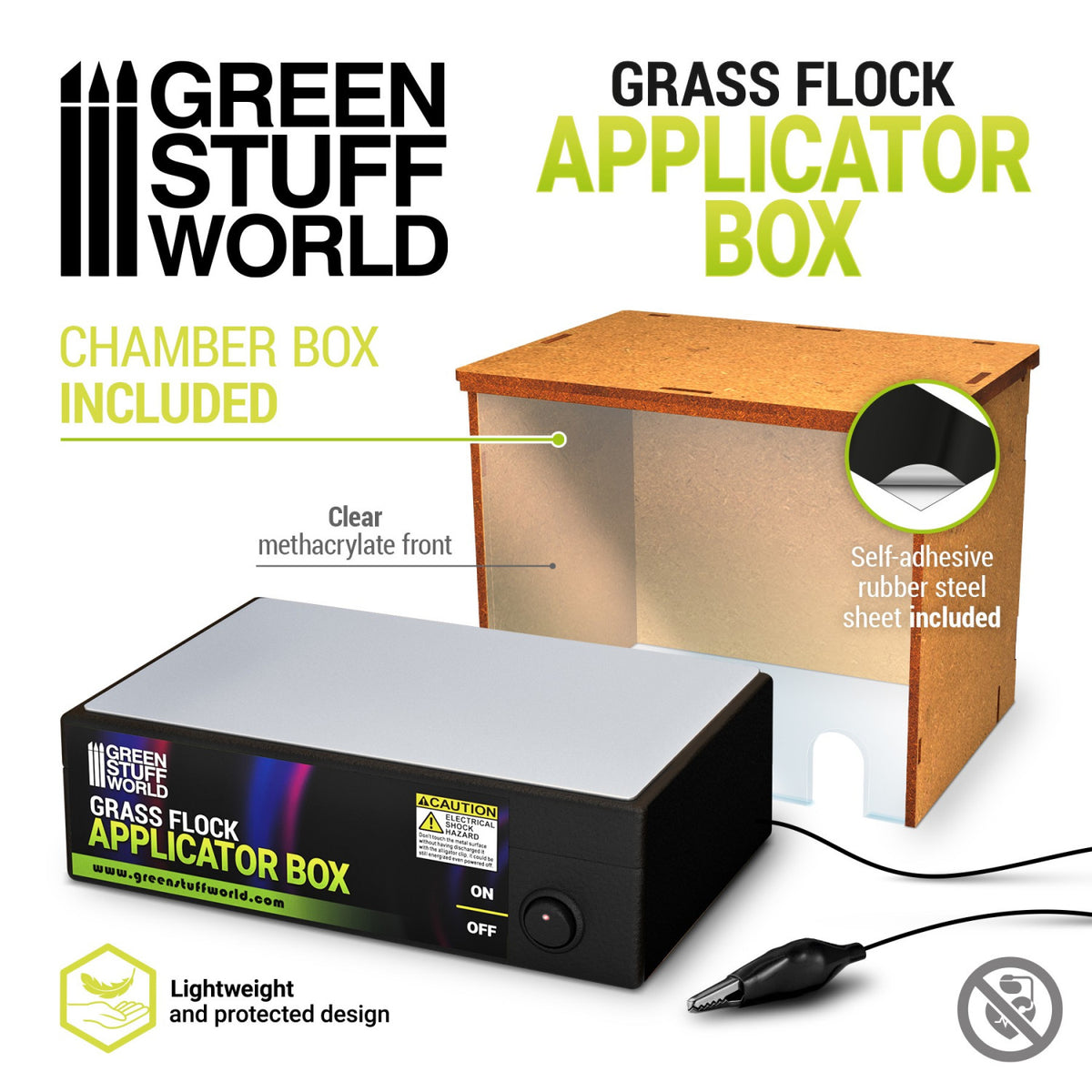 Flockapplikator Box