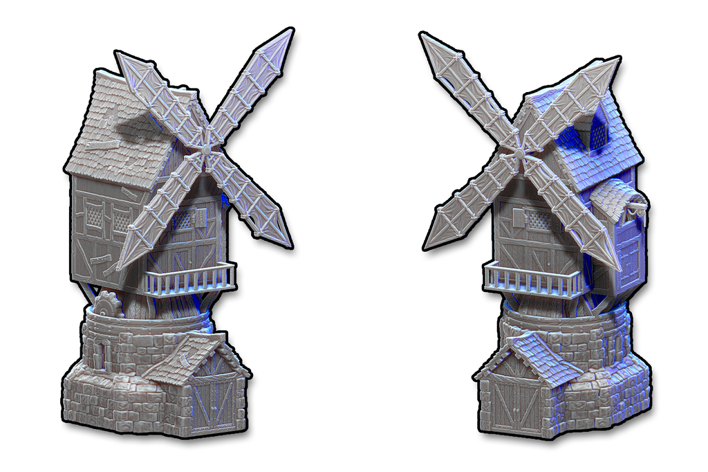 Windmill - City of Tarok 3D Druckmodell
