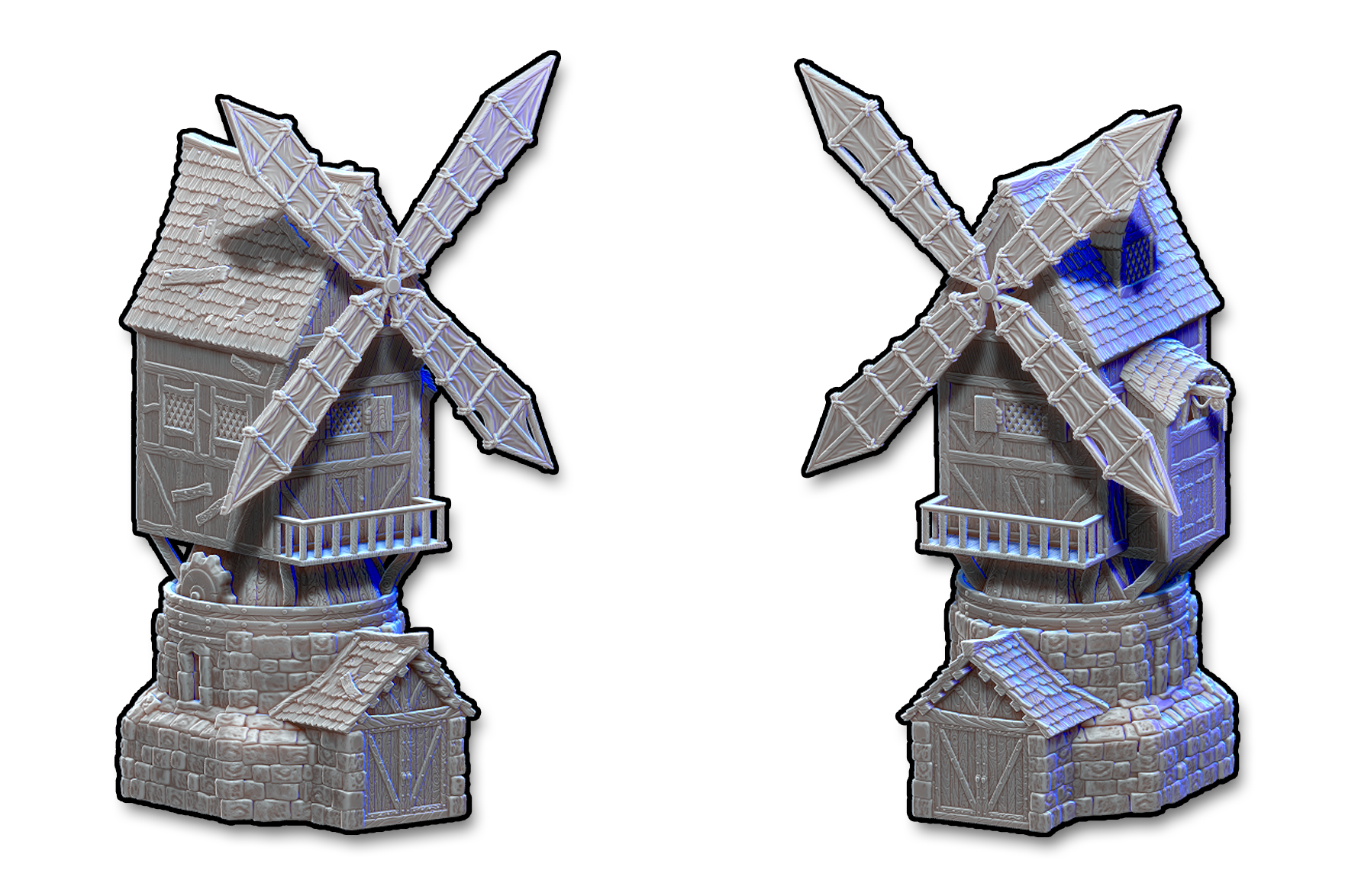 Windmill - City of Tarok 3D Druckmodell