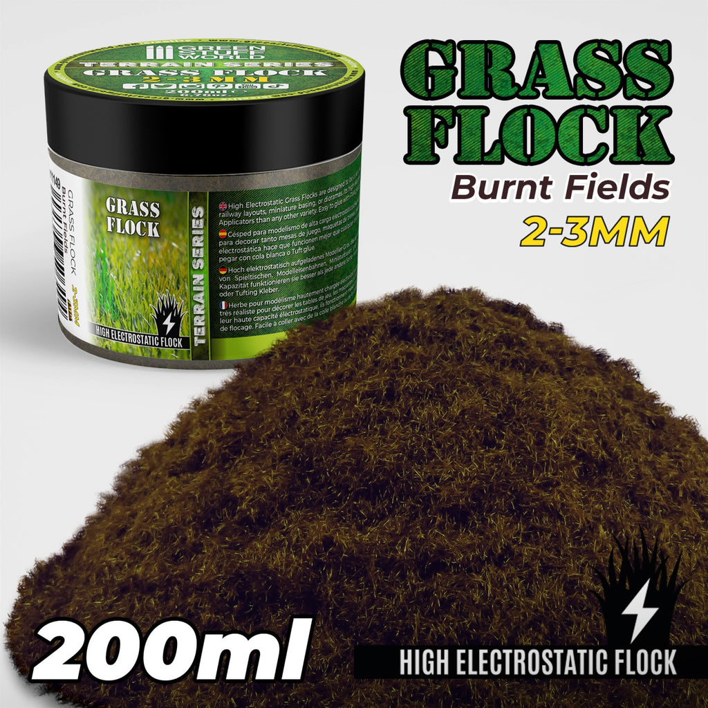 Grasfasern 2-3mm - BURNT FIELDS 200 ml