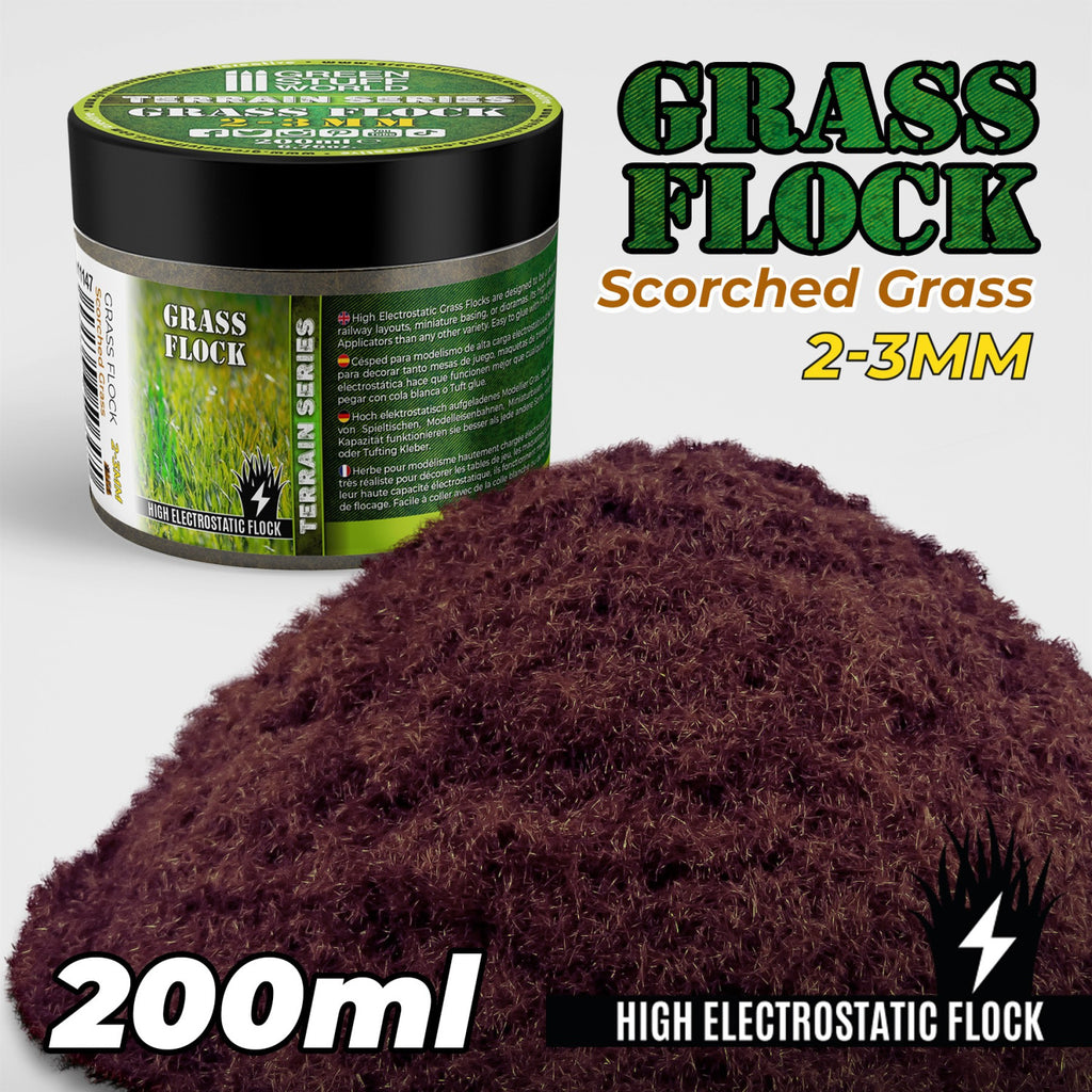 Grasfasern 2-3mm - SCORCHED BROWN 200 ml