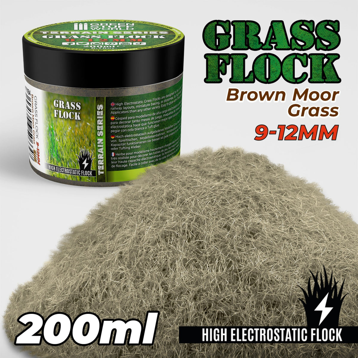 Grasfasern 9-12mm - Brown Moor Grass 200 ml