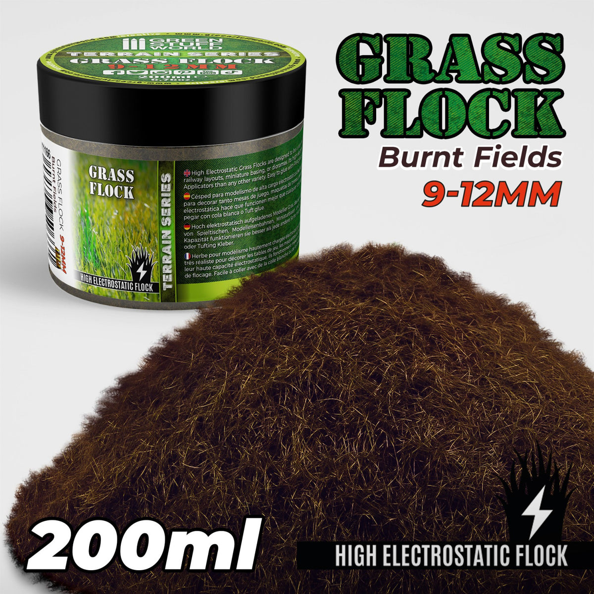 Grasfasern 9-12mm - BURNT FIELDS 200 ml