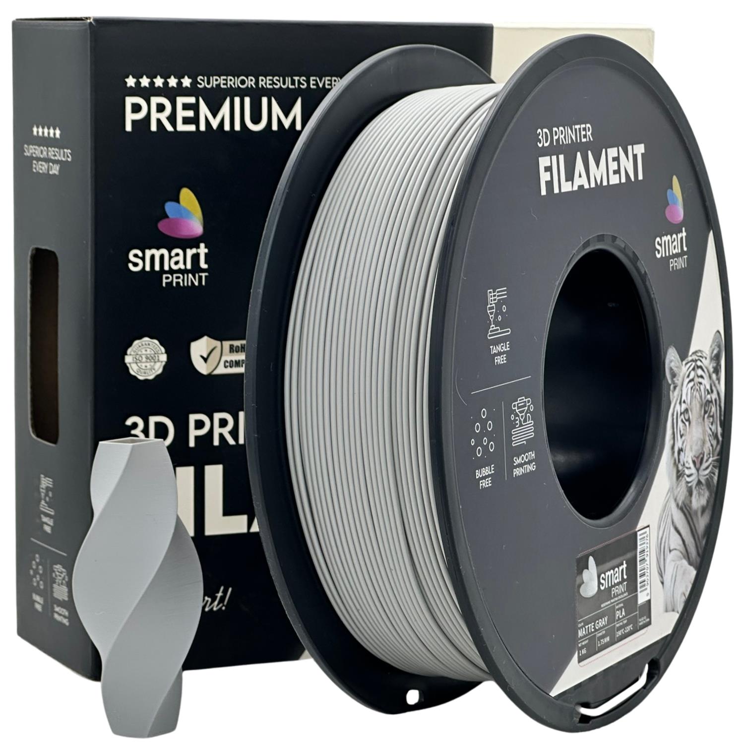 Filament PLA Matte Gray